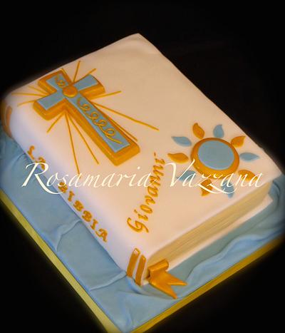 FIRST COMMUNION CAKE - Cake by Rosamaria