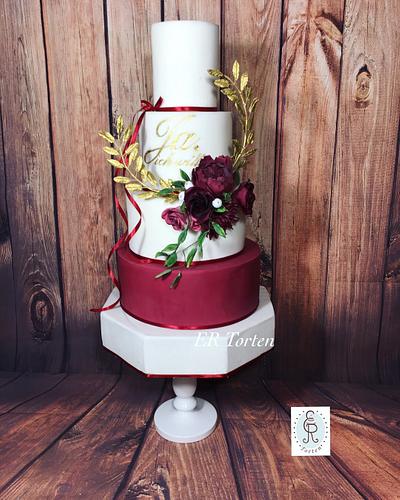 Weddingcake  - Cake by ER Torten
