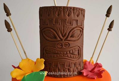 Hawaiian Tiki Cake - Cake by CakeyBake (Kirsty Low)