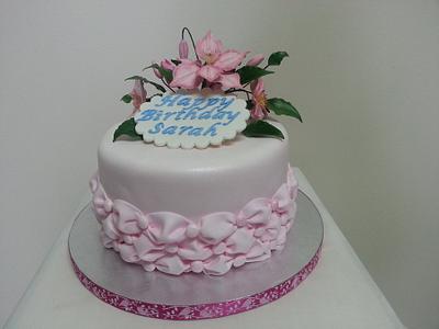 Sarah's Birthday cake - Cake by Beverly Brown