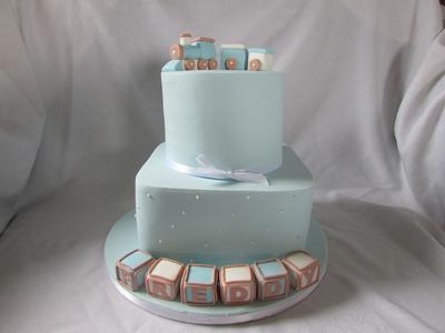 christening cake - Cake by jen lofthouse