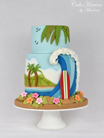 Hawaiian Summer Cake - Cake by CakeHeaven by Marlene