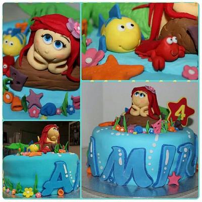 Little mermaid cake - Cake by Rachel's Homemade Cakes 