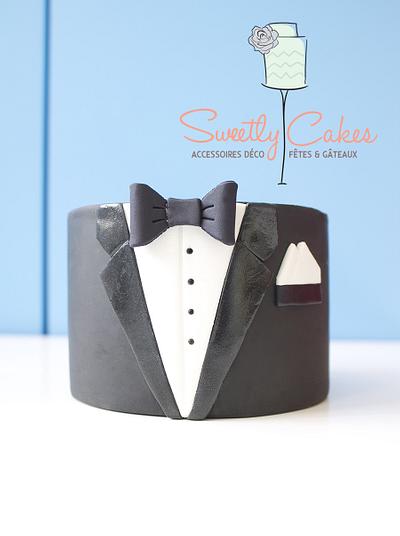 Tuxedo design cake - Cake by Sweetly Cakes 