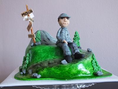 cake for hiker - Cake by Janeta Kullová