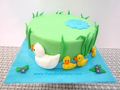 Duck & ducklings! - Cake by Rushana (The Cake Fantasy)
