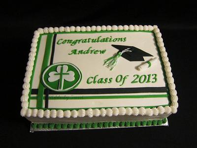 8th Grade Graduation - Cake by Michelle