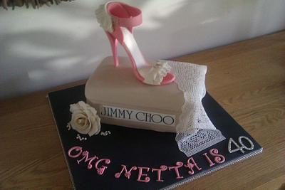 Jimmy Choo Shoe - Cake by Cutabovecakes