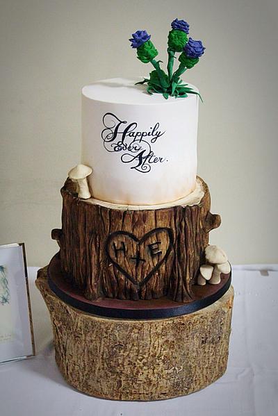 Woodland wedding cake - Cake by Elaine Boyle....bakemehappy.ie