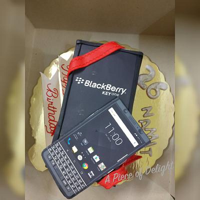 Blackberry KEYone phone cake - Cake by A Piece of Delight by Manisha Arora 