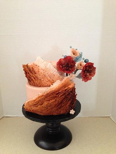 Fall Frills Cake - Cake by SugarBritchesCakes