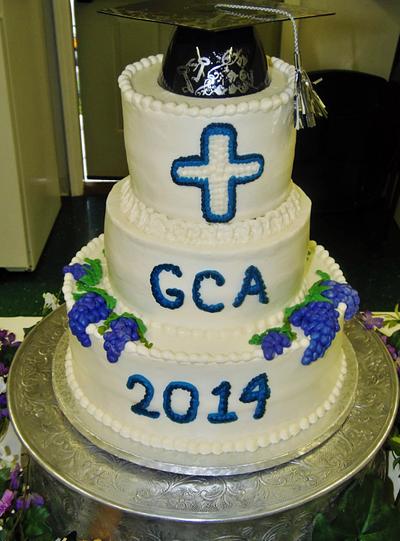 Christian school graduation cake - Cake by Nancys Fancys Cakes & Catering (Nancy Goolsby)