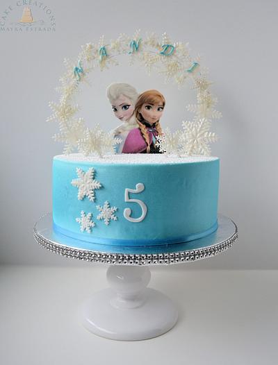 Elsa & Anna - Cake by Cake Creations by ME - Mayra Estrada