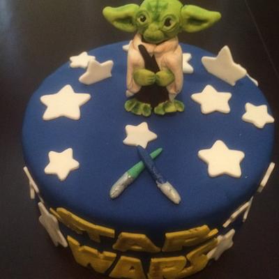 Star Wars Birthday cake  - Cake by Cakes by Crissy 