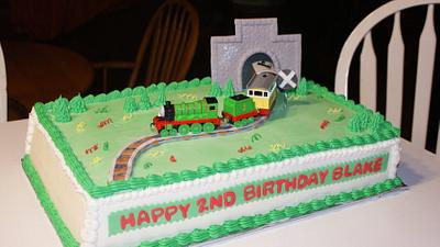 Thomas the Train - Cake by Laurie