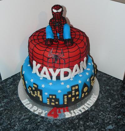 spiderman 2tier - Cake by Krazy Kupcakes 