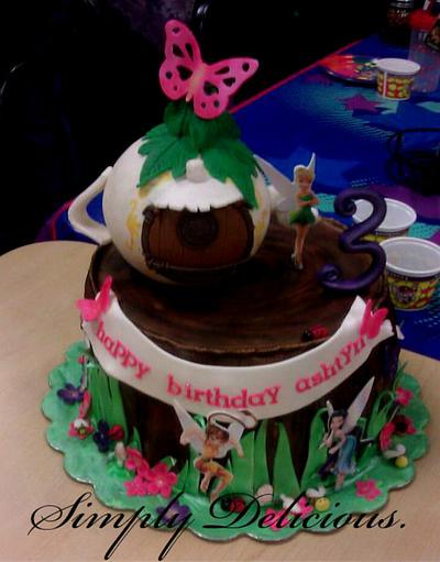 Tinkerbell  - Cake by Simply Delicious Cakery