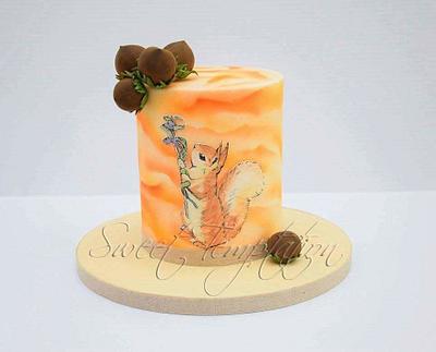 CPC Beatrix Potter Collaboration - Squirrel Nutkin Cake  - Cake by Urszula Landowska