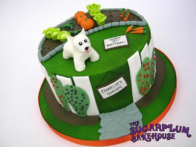 70th Birthday Garden Cake  - Cake by Sam Harrison