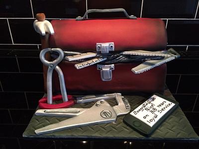 Tool Box Cake - Cake by Paul of Happy Occasions Cakes.