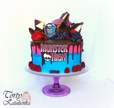 Monster High Drip Cake - Cake by Torty Katulienka