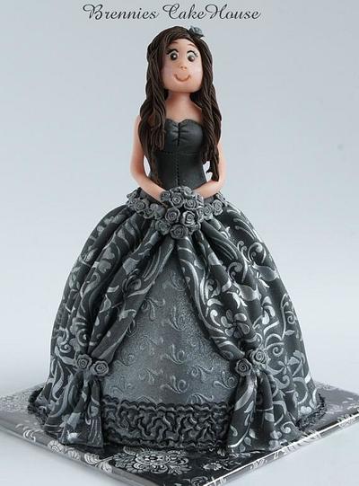 black lady - Cake by Brenda Bakker