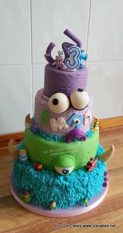 Monsters Inc 3rd Birthday Cake - Cake by Jo's Cakes