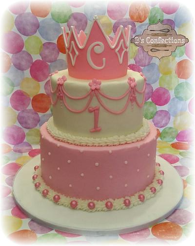 Princess first birthday  - Cake by bconfections