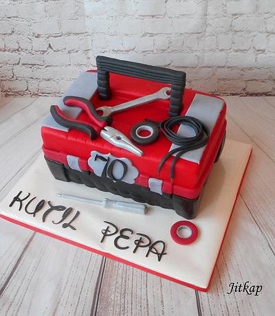tool box for handyman - Cake by Jitkap