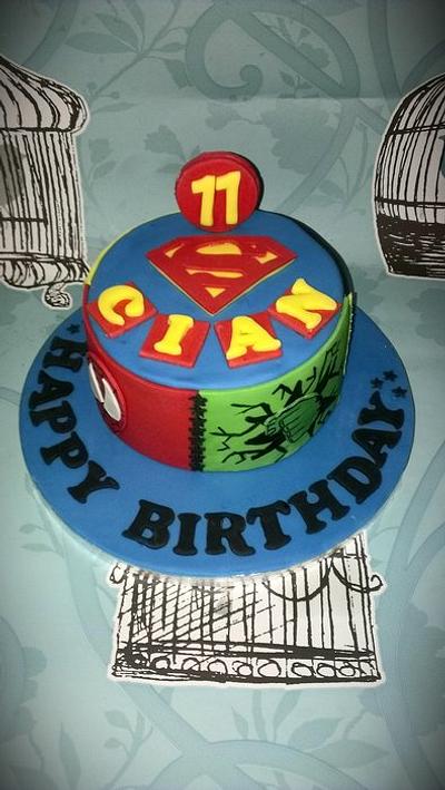 Super Hero's - Cake by Cakes galore at 24