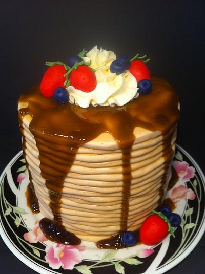 Stack of Pancakes - Cake by Nikki Belleperche