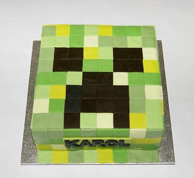 Creeper cake :) - Cake by Ayeta
