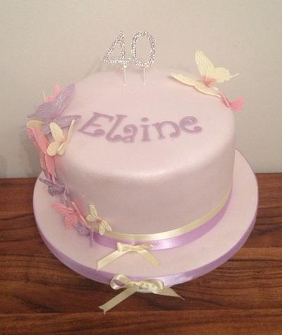 Butterfly Cake - Cake by Gill Earle