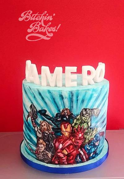 Avengers for my Godson - Cake by fitzy13