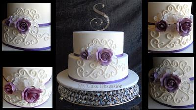 Emily's Wedding Cake - Cake by My Cake Obsession