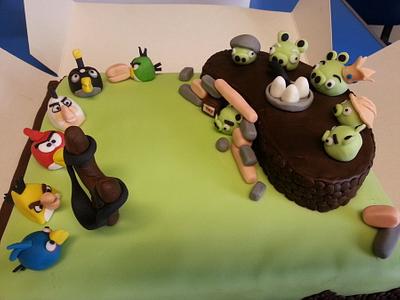 Angry Birds Cake - Cake by Michelle