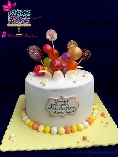 bubbles and lollipops - Cake by Ditsan