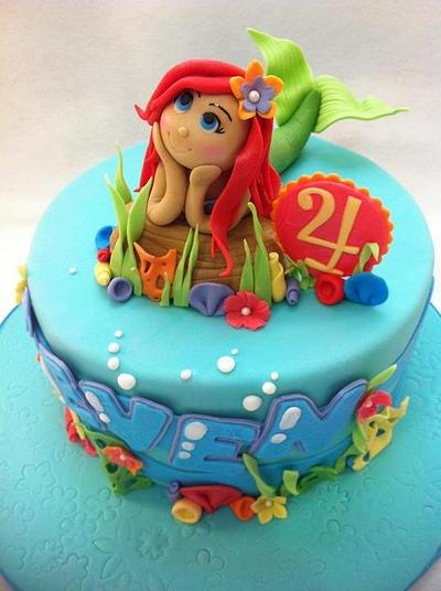 Ariel the Little Mermaid - Cake by Hot Mama's Cakes