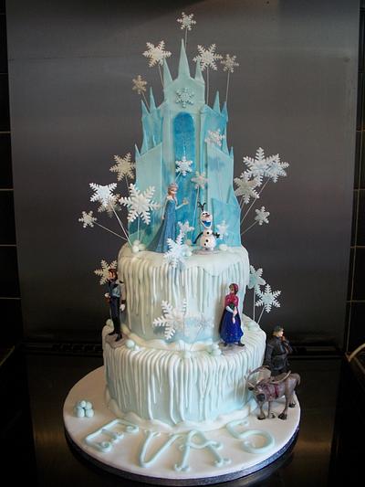 Frozen Themed cake - Cake by Totallyoffmycake