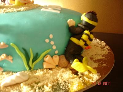 Diving cake - Cake by Vera Santos