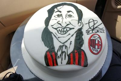 Zlatan Ibrahimovic cake - Cake by kikartcakes