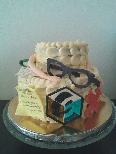 PhD Graduation - Cake by Domnaki's