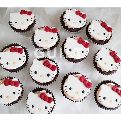 Hello Kitty Cupcakes - Cake by Guilt Desserts
