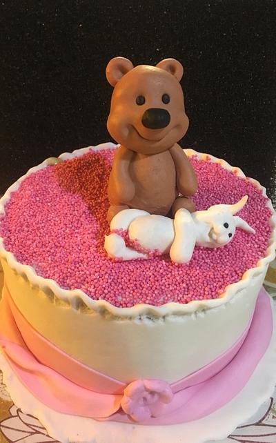 Cute bear for cute baby  - Cake by Doroty