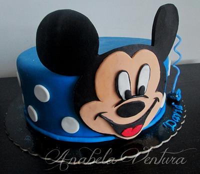 Polka Dots Mickey - Cake by AnabelaVentura