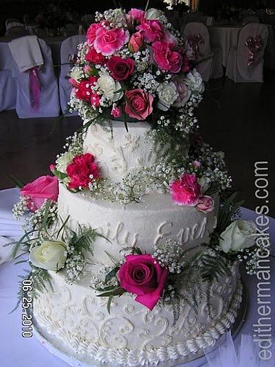 white wedding cake - Cake by Edit Herman