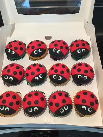 Ladybird Cupcakes - Cake by Jackie's Cakery 