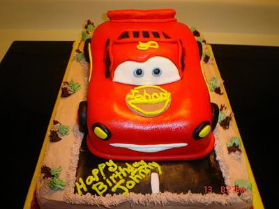 Lightning McQueen Birthday Cake - Cake by Dana