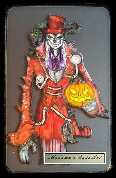 Spooky Skeleton - Cake by Madama's Cake Art