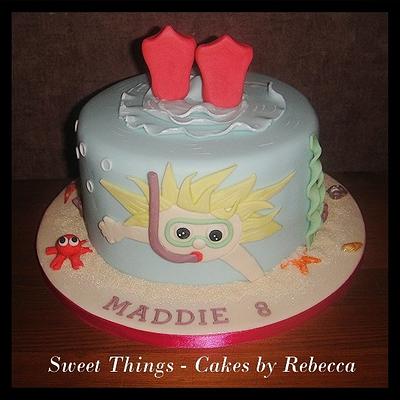 swimming fun - Cake by Sweet Things - Cakes by Rebecca